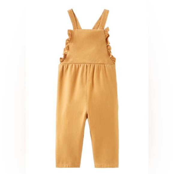 Zara Other - Zara Baby Kids Jumpsuit with Ruffle Detail in Yellow | 18-24 months